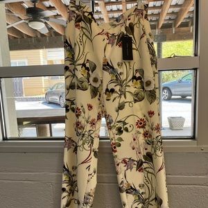 New with tags Zara floral trousers/pants
